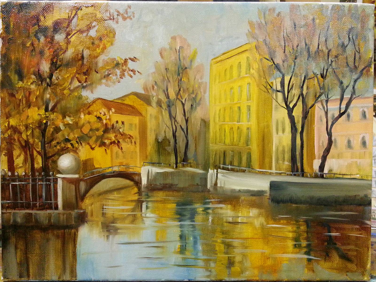 Осенний Петербург живопись